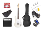 Zestaw: Gitara elektryczna Gigkit Max biała+ wzmacniacz+ akcesoria
